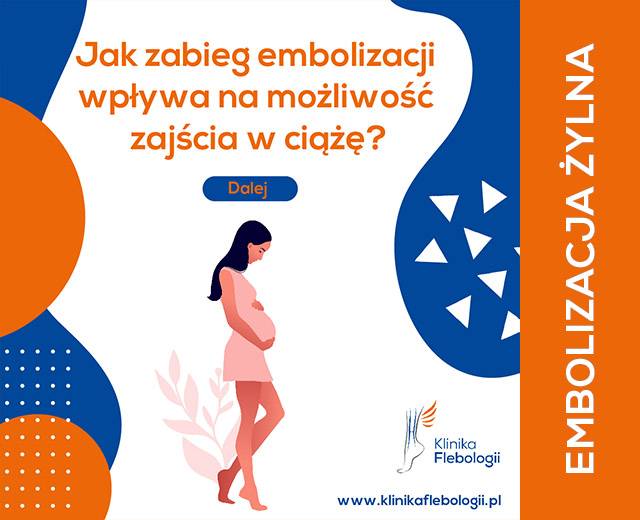 Jak zabieg embolizacji żylnej wpływa na możliwość zajścia w ciążę?