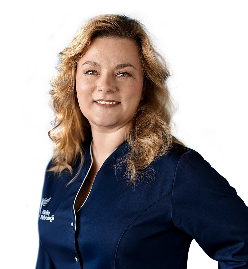 Dr Olga Stańkowska - anestezjolog z Kliniki Flebologii w Warszawie (najlepszej kliniki żylnej w Polsce).