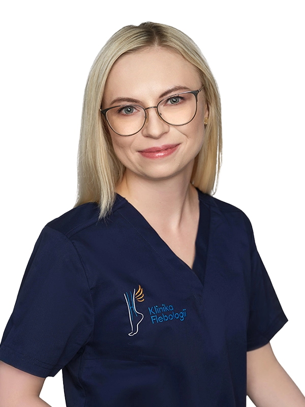 Agnieszka Bilicka chirurg dziecięcy flebolog w Klinice Flebologii w Warszawie.