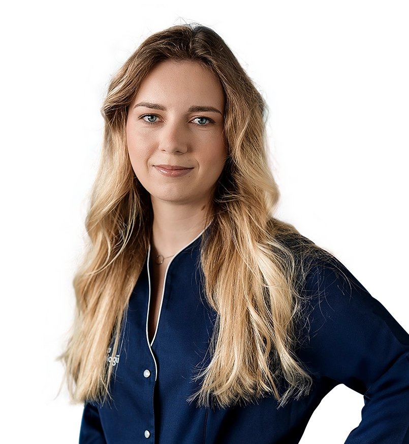 Dr Dominika Kozłowska - flebolog i radiolog z Kliniki Flebologii w Warszawie (najlepszej kliniki żylnej w Polsce).