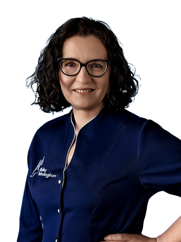 Monika Cyran - pielęgniarka z Kliniki Flebologii w Warszawie.