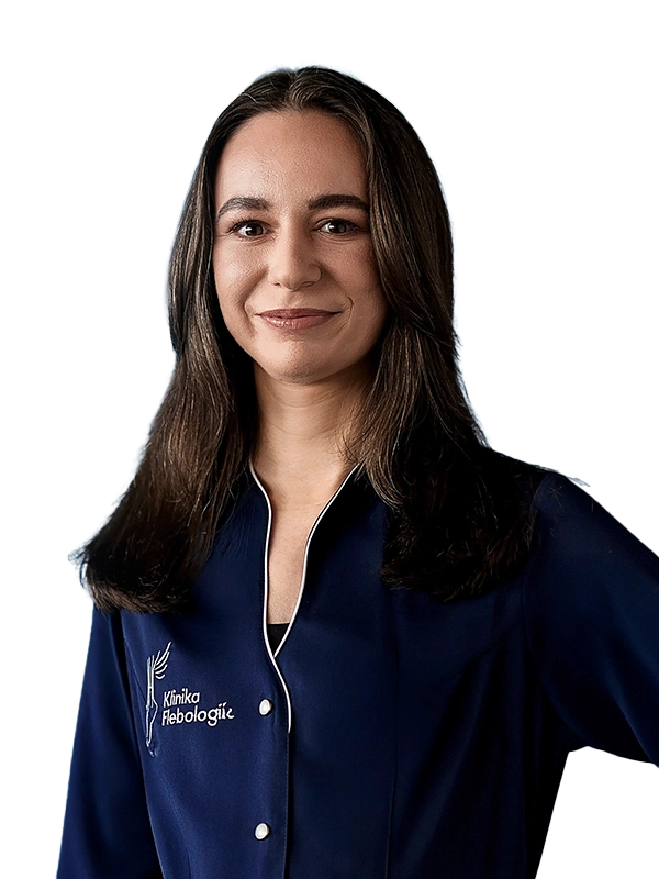 Weronika Kwiatkowska - pielęgniarka z Kliniki Flebologii w Warszawie.