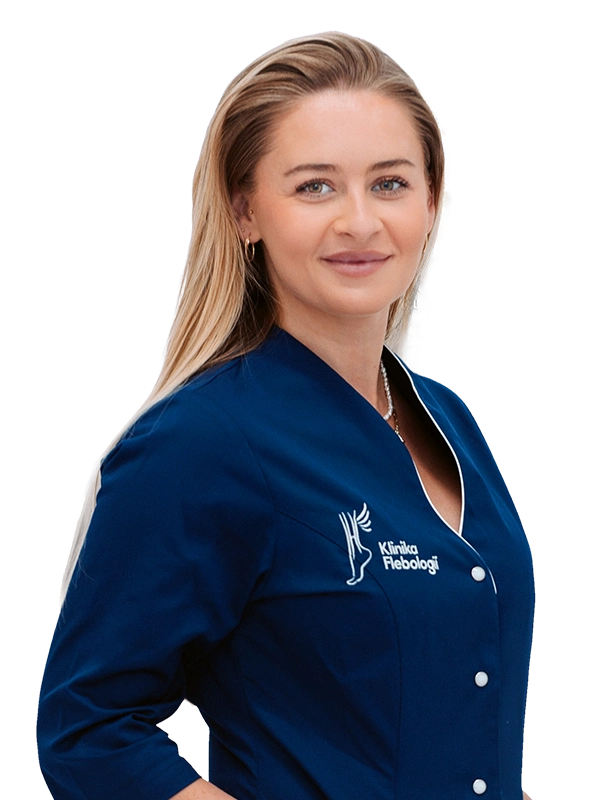 Portret Natalii Karulskiej-Czajającej, specjalistki fizjoterapii i osteopatii w Klinice Flebologii. Założycielka HealthPlace.