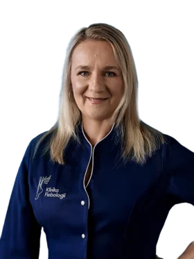 Ann Kiliszek - pielęgniarka z Kliniki Flebologii w Warszawie.