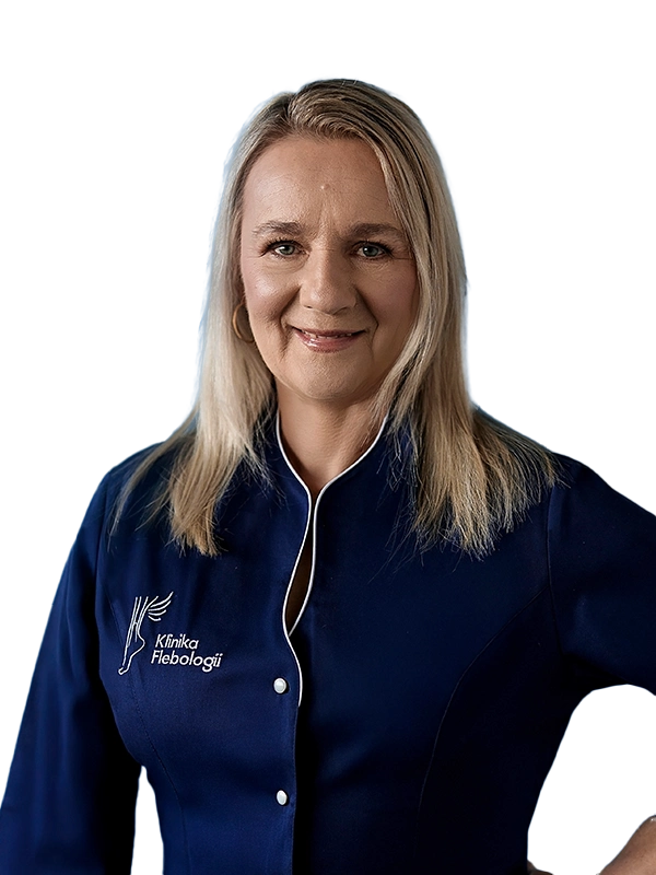 Ann Kiliszek - pielęgniarka z Kliniki Flebologii w Warszawie.