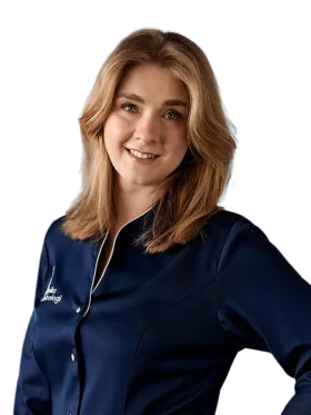 Monika Czyż - pielęgniarka z Kliniki Flebologii w Warszawie.